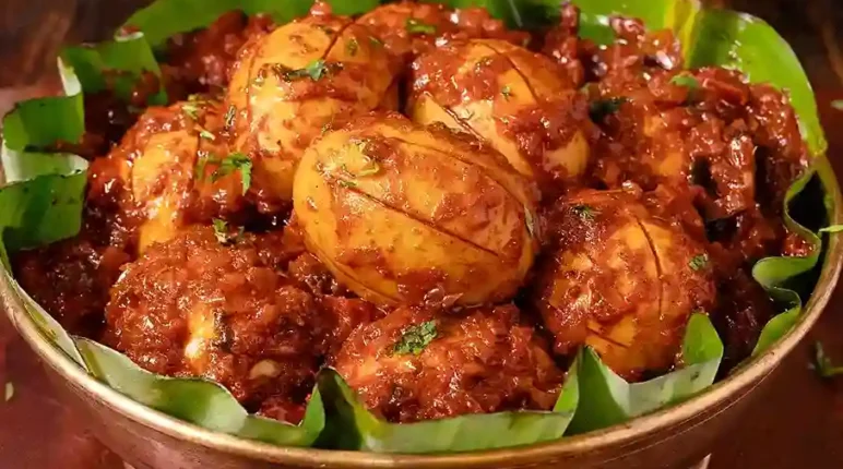 Egg Ghee Roast Masala 5 Egg Ghee Roast