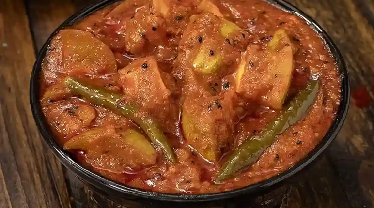 Kacche Aam Ki Sabji (Raw Mango Sabji) 5 Kacche Aam Ki Sabji
