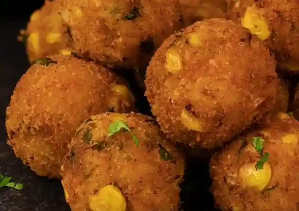 Corn Cheese Balls 5 Corn Cheese Balls