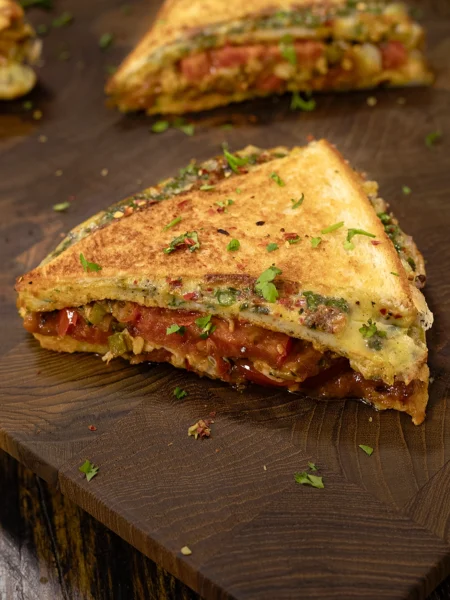 Egg Pizza Sandwich