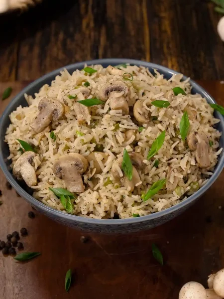 Garlic Mushroom fried Rice