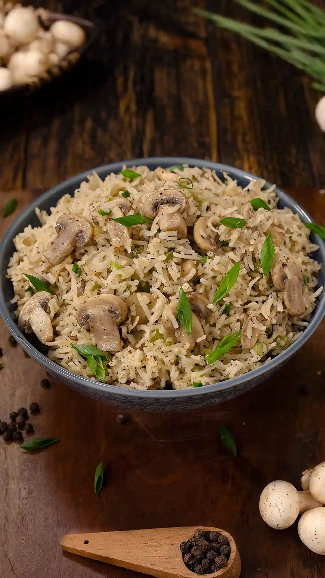 Garlic Mushroom fried Rice