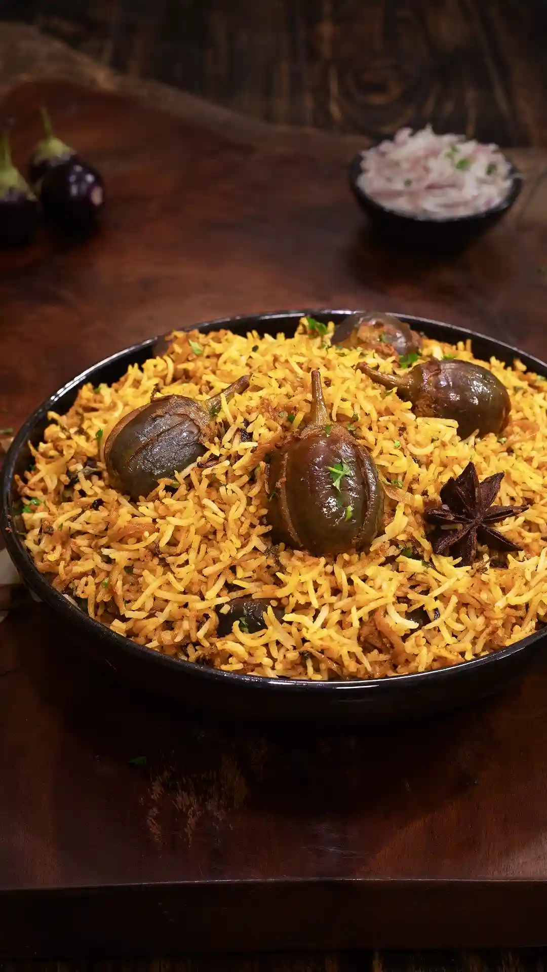 Brinjal Dum Biriyani