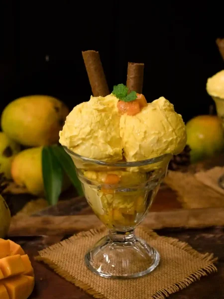 Mango ice cream