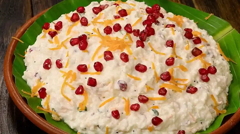 South Indian Style Creamy Curd Rice 7 Curd rice
