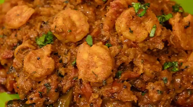 Chettinad Prawn Thokku 10 Chettinad prawn curry