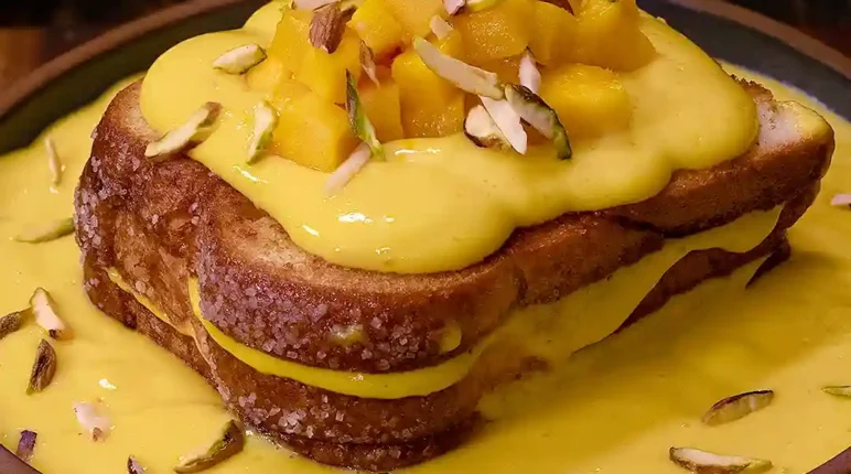 Mango Dessert Toast 6 Mango Dessert toast