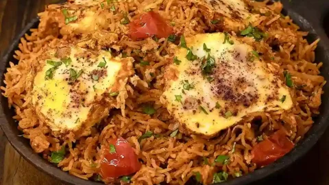 Egg biryani