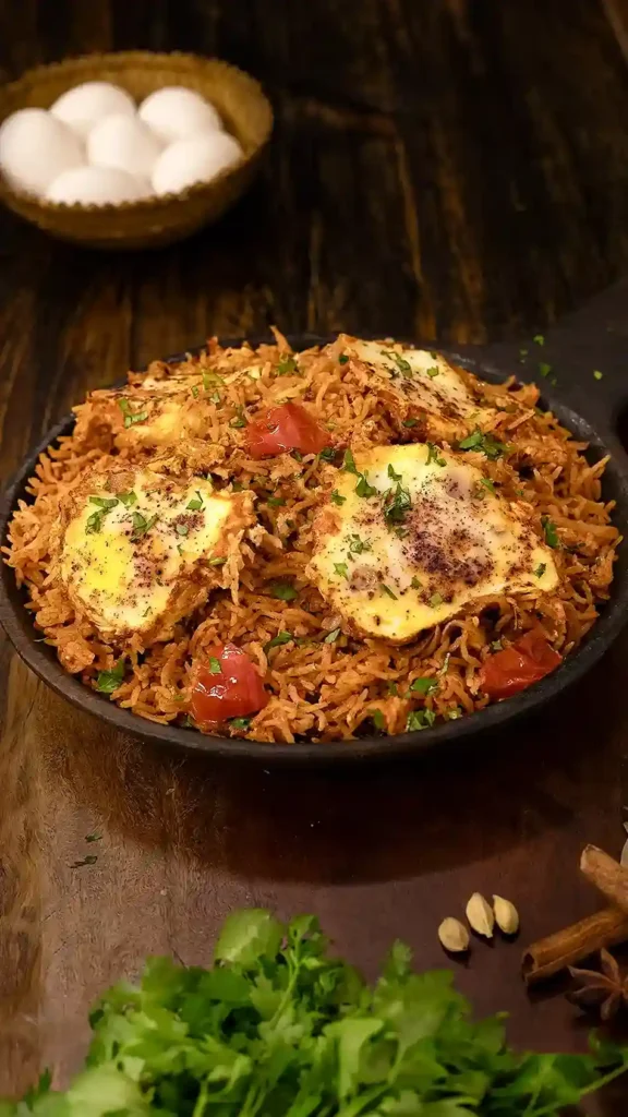 Egg biryani