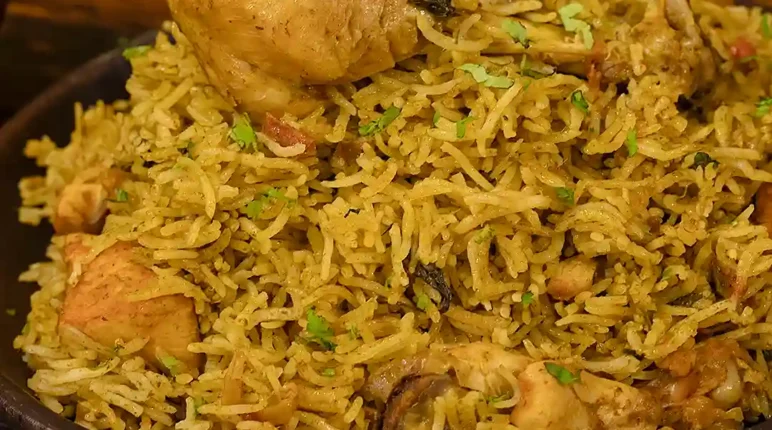 Gongura Chicken Biryani 8 Gongura Chicken Biryani